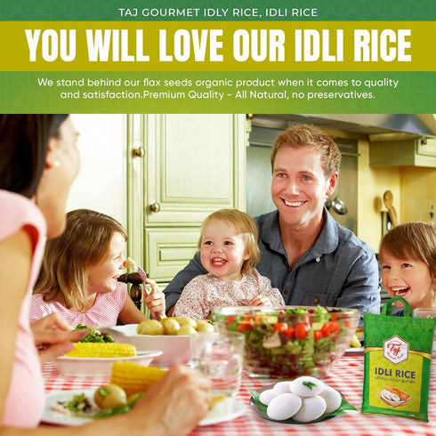 TAJ Gourmet Foods 10-Pounds TAJ Gourmet Idly Rice, Idli Rice, Short Grain Rice
