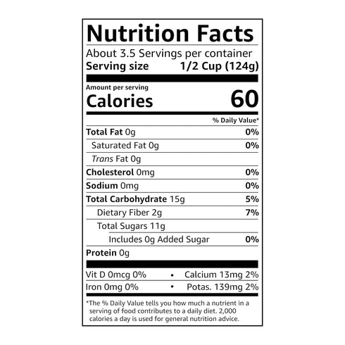 15 Oz Packaging (Pack 4) Amazon Grocery, Pear Slices, (Previously Amazon Fresh, May Vary)