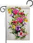 Breeze Decor Mix Bouquet Garden Flag Spring Floral Sunflower Tulip Rose Orchid