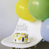 Paroke & Bubble Silver Glitter Happy 15th Birthday Cake Topper for 15th Birthday Party Decoration