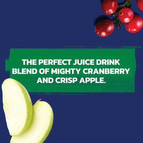 64 Oz (Pack 8) Ocean Spray Cran-Apple Cranberry Apple Juice Drink, Fl Bottle