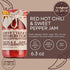 6.3 oz, ARTIGIANI DEI SAPORI - Calabrian Red Hot Chili & Sweet Pepper Jam, Red Pepper Jelly, Product of Italy