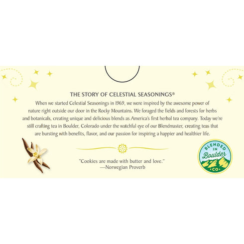 18 Count (Pack 6) Celestial Seasonings Herbal Tea, Sugar Cookie Sleigh Ride