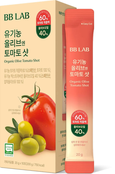 BB LAB Organic Olive Tomato Shot, 100% Spanish Organic Extra Virgin Olive