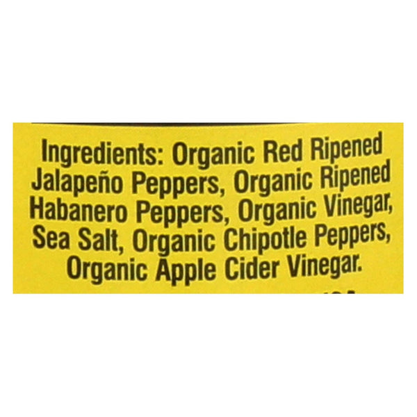 O Brothers Organic Hot Sauce Chipotle Habanero, 5 FZ