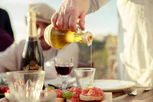 8.5oz, Tuscanini Black Truffle Oil, Made With Premium Italian Extra Virgin Olive Oil, Real Truffle Shavings in the
