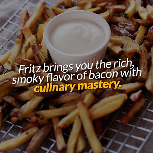 (240 FRITZ Bacon Sauce g) - Especially Ideal for your meals, Hot Dogs, Burgers, Sandwich Spread - Barbecue Sauce Salad
