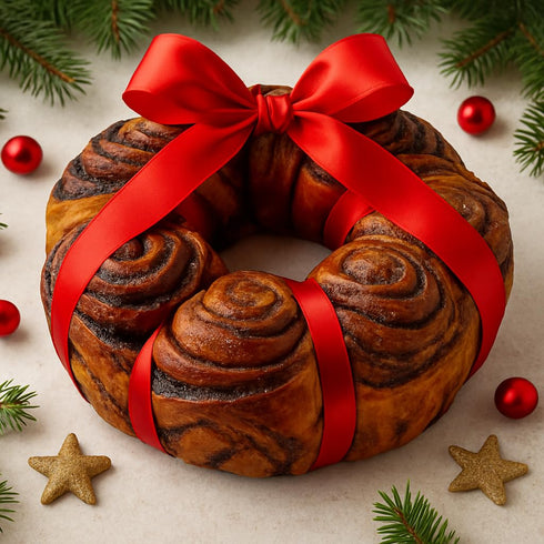 Artisan Babka Cake | Purim Gift, Mishloach Manot | Chocolate & Cinnamon Swirled Babka | Gourmet Bakery Dessert |