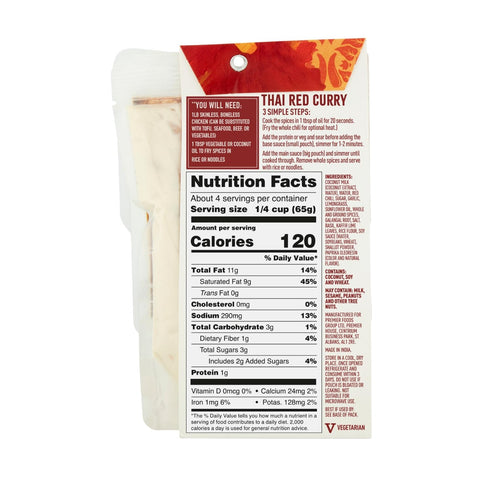 3 10 (3 Pack, Spice Tailor Simple Steps Restaurant Quality Meals in Minutes Kits Ready in Minutes Thai Red Curry)