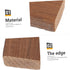 4pcs Mobestech Red Wine Brewing Wood Chips Cubes for Home Winemaking Flavor and Random Shape for Wine and Whiskey Aging