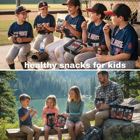 Pack JailHouse Beef Jerky Mix | High-Protein Snacks for adults, Gluten-Free Jerky Fuel for Active Lifestyles | Uncut