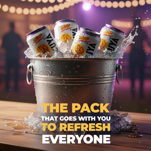 16.57 Oz, 6-Pack De Mi Pais Passion Fruit-maracuya Juice with Pulp, Premium Quality, Refreshing Fruit Beverage, Canned