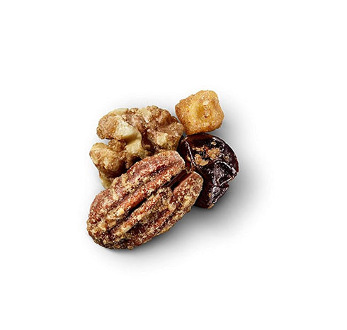 4 oz (6 Packs) Sahale Snacks Maple Pecans Glazed Mix, Pouches Dry-Roasted, Deluxe Mixed Nuts with Cherries, Apples