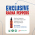 10oz Racha Organics Medium Heat Sriracha Hot Sauce - USDA Organic Sriracha Sauce Made with Estate-Grown Thai Chili