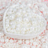 Jimmies 130g/4.58oz,Baking Edible White Sprinkles for Cake Decorating,Edible Pearl Sugar Mix Size Candy