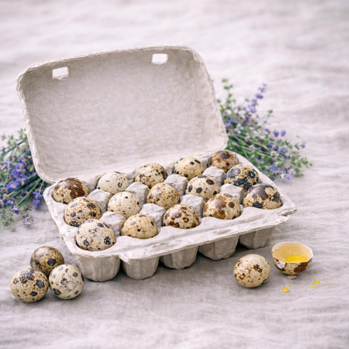 (36+ Count) FARM FRESH Quail Eggs *Laid in the U.S.* Hormone Free; Non-GMO - *Eating Eggs*