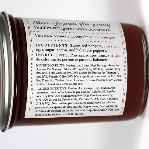 Set 2 (2 8.75 oz) All Natural Jam - Red Pepper Jelly - of x