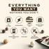 1 Pack, Snackathon Dark Chocolate Covered Espresso Beans Bulk, Pound Resealable Snack Gourmet Chocolate Covered Coffee