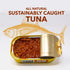 10 pack 4.25 oz. Packaged Backpacking Fresh Gourmet Canned Tuna (Sicilian Caponata, of tin) Freshly Skipjack Tuna Fish