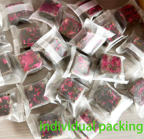 MOORCHOCO 8.81oz) Black Sugar from Yunnan, Pure Brown Sugar Sweetener for Cooking, Additive-Free (Rose