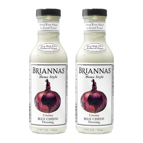 BRIANNAS - Home Style Creamy Blue Cheese Dressing Fine Salad Dressing made