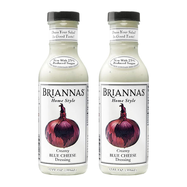 BRIANNAS - Home Style Creamy Blue Cheese Dressing Fine Salad Dressing made