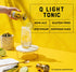 20 7.5 Oz (Pack 24) Q LIGHT TONIC WATER with Real Quinine & Organic Agave - Ideal for Cocktails & Mocktails - Made