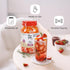 TEA TEK 8.48 1 Count Pound Jelly Jar Assorted Rainbow Edible Topping Jelly Jars - No Cooking Required, For Various