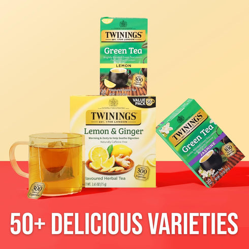 20 Twinings Tea Lemon Green Tea, ct
