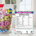 1 lb Gummies Bubs Swedish Candy Mix Mini Vegan & Gelatin Free Sweet & Sour | Assorted Skulls & Ovals | Banana/Toffee