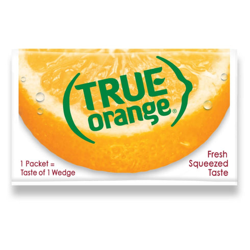 TRUE ORANGE Water Enhancer, Bulk Dispenser Pack - 100 Count | Zero Calorie Flavoring for Water & Recipes