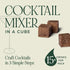(30) Teaspressa Luxe Mixer Cube - Cocktail Drink Mixer (Espresso Martini)