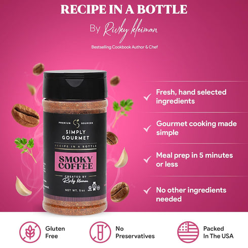 Smoky Coffee Spice: Premium Blend Spice for Gourmet Cooking, Versatile Culinary Season