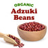 3 Food to Live Organic Adzuki Beans, Pounds Non-GMO, Sproutable, Whole Raw Dried Azuki Beans (Red Mung Beans), Vegan