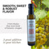 250ml Kouzini Ultra-Premium Peach White Balsamic Vinegar, Aged, No Added Sugars or Preservatives, Ideal for Salads