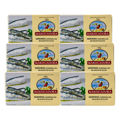 Mariscadora | Small Sardines in Olive Oil | Sardinillas en Aceite de Oliva