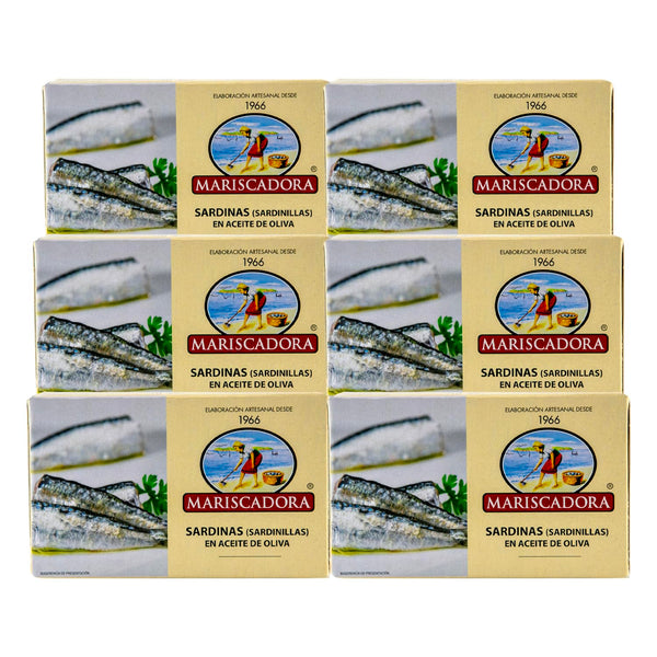 Mariscadora | Small Sardines in Olive Oil | Sardinillas en Aceite de Oliva