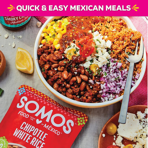 8.8 Somos, Chipotle Lime White Rice, Ounce