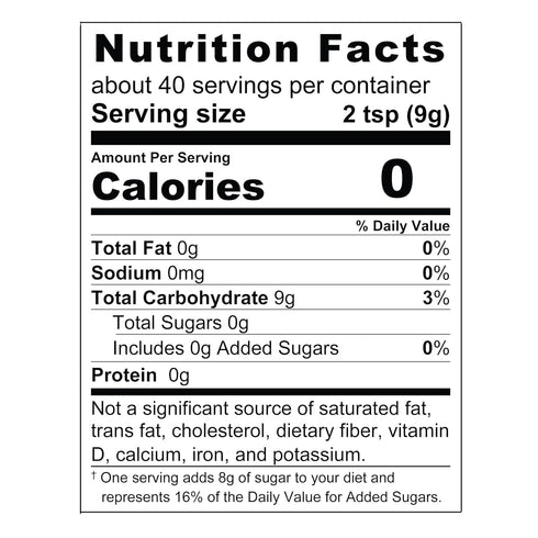 12-Ounce (Pack 2) Wholesome Allulose Sweetener, Bag, Zero Calorie Granulated Sugar Substitute, Non GMO, Non Erythritol