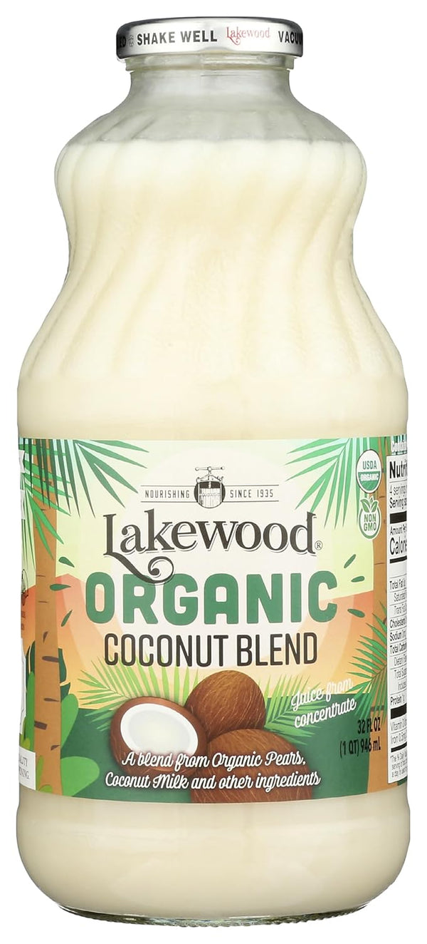 LAKEWOOD JUICE COCONUT MILK ORG, 32 FO