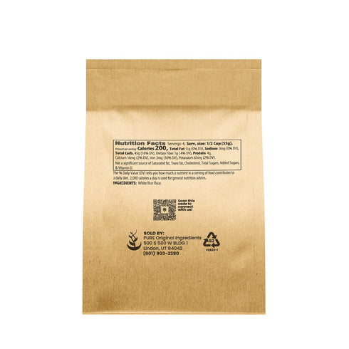Elbow (8 oz) Pure Original Ingredients White Rice Macaroni Wholegrain Pasta, Non-GMO & Gluten Free