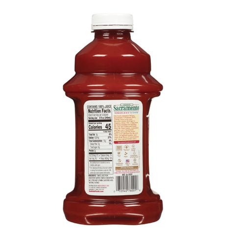 46 4-Pack Sacramento Tomato Juice, Kosher and Gluten Free, No High Fructose Corn Syrup, Ounce Bottle
