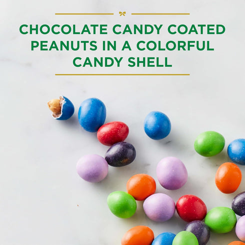 7.5 Russell Stover Sugar Free Chocolate Candy Coated Peanut Gems, Ounce Bag