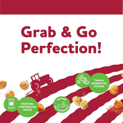 Packs 18 Pack Three Farmers Healthy Variety Snack - Roasted, Never Fried - Protein Rich healthy snacks for adults