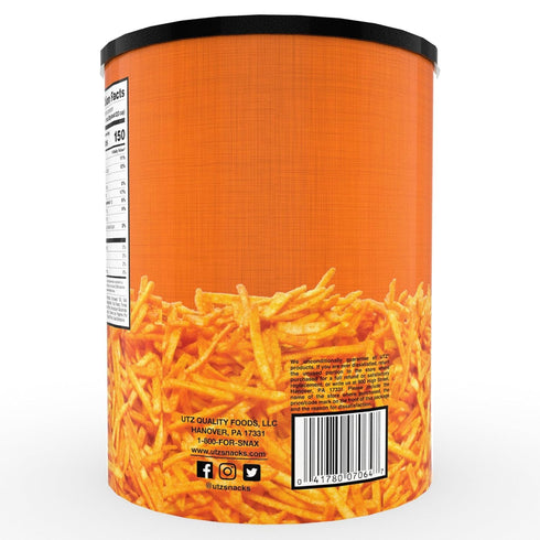 14 oz Utz Potato Stix, BBQ Flavor, Canister