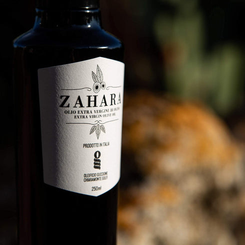 Oleificio Guccione 8.4 oz (250ml) Zahara Extra Virgin Olive Oil From Italy | Sicilian Pure EVOO | Premium Early Harvest