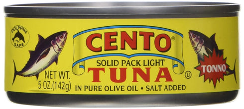 Cento TUNA TONNO OOIL, 5 Ounce (Pack of 12)