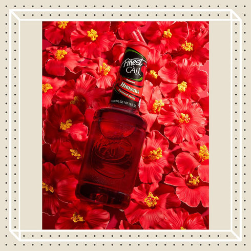 1 (33.8 Oz) Finest Call Premium Hibiscus Syrup, Drink Mix, Liter Bottle Fl