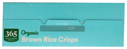 365 12 by Whole Foods Market, Organic Brown Rice Crisps Cereal, Ounce