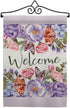 Colorful Bouquet Garden Flag Set Wall Hanger Floral Sunflower Tulip Rose Orchid